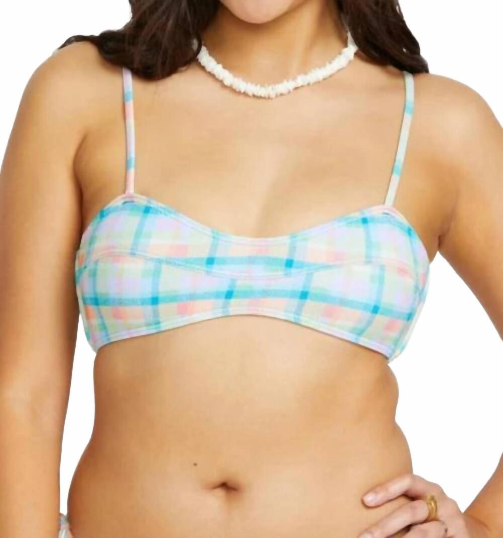 NEW BILLABONG check the waves eve bralette in multi